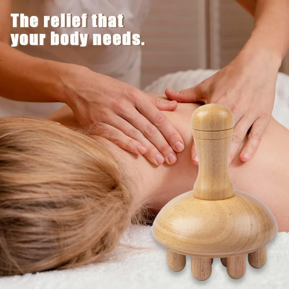 Wooden Mushroom Massage Tool for Self-Care 6 Wooden Mushroom Massage Tool for Self-Care - Image 6