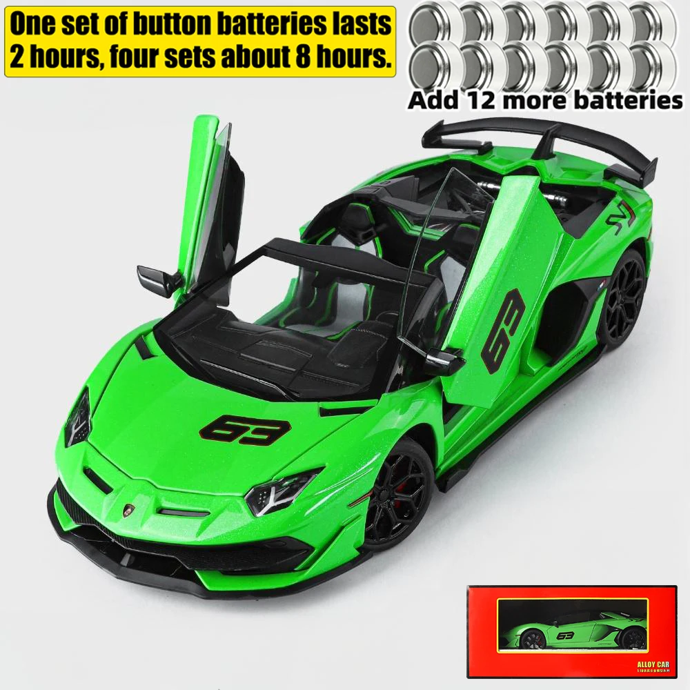 1:18 Lamborghini Aventador SVJ63 Diecast Model 10 1:18 Lamborghini Aventador SVJ63 Diecast Model - Image 10