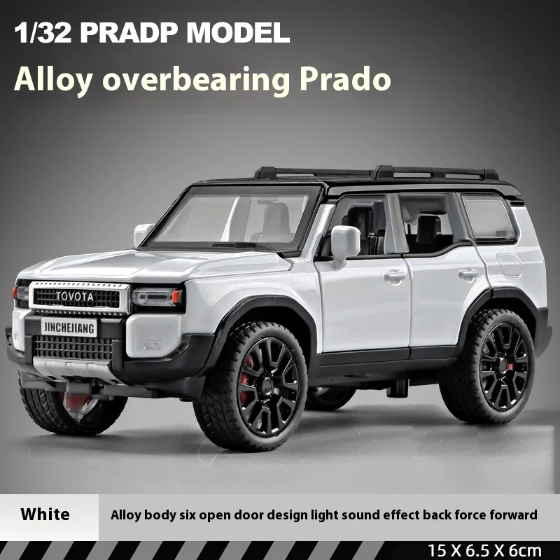 1:32 Scale Diecast Toyota Prado Land Cruiser 12 1:32 Scale Diecast Toyota Prado Land Cruiser - Image 12