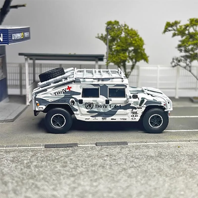 1/64 Scale White Camouflage Hummer H1 Model 6 1/64 Scale White Camouflage Hummer H1 Model - Image 6