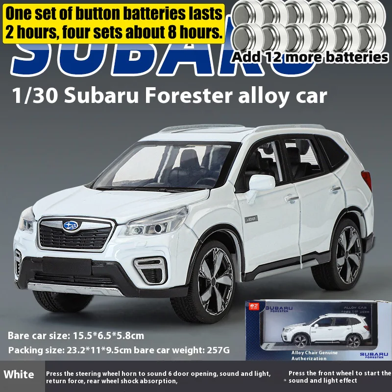 1:30 Scale Subaru Forester Diecast Model 14 1:30 Scale Subaru Forester Diecast Model - Image 14