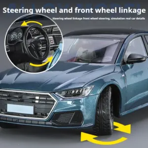 1/24 Scale Metallic Blue Alloy Model Car 21 S243d56b0df8046f48b91f88ab6e0f299Z