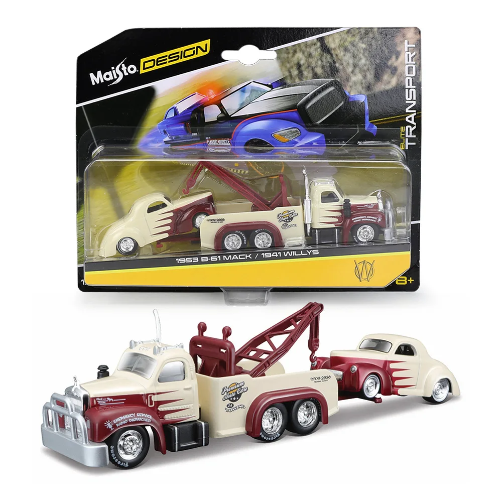 Maisto 1:64 Die-Cast Flatbed Truck and BMW M3 E30 11 Maisto 1:64 Die-Cast Flatbed Truck and BMW M3 E30 - Image 11