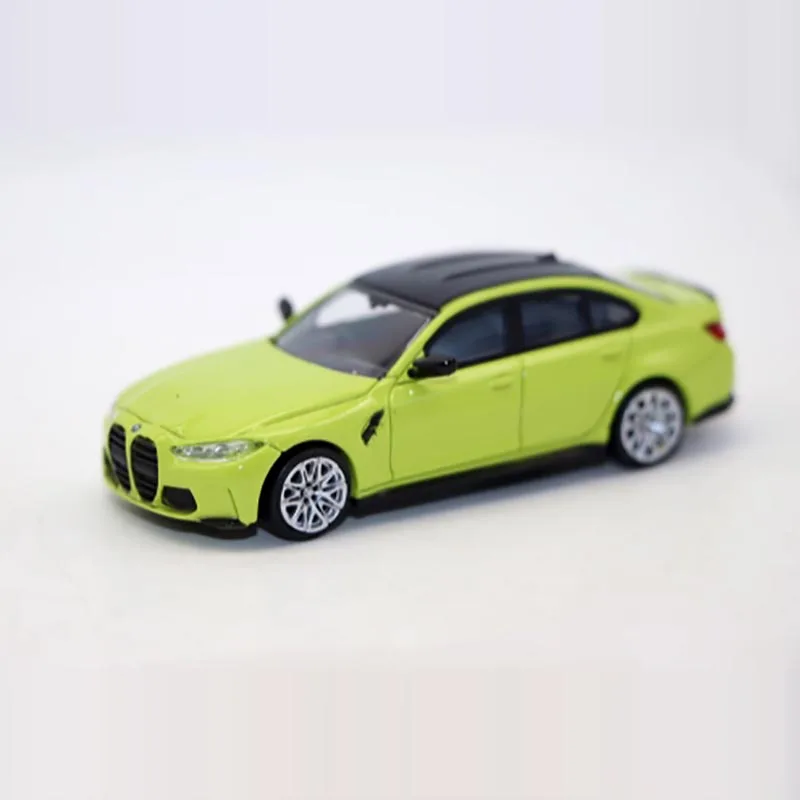 Vibrant Lime Green BMW M3 G80 1:64 Model 2 Vibrant Lime Green BMW M3 G80 1:64 Model - Image 2