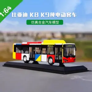 Diecast 1:64 BYD K8 K9 Bus Model 9 S25e4d327455b423ba96bad004c947d52B