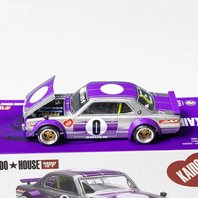 KAIDO MINIGT 1:64 KPGC10 Skyline Diecast Model 2 KAIDO MINIGT 1:64 KPGC10 Skyline Diecast Model - Image 2