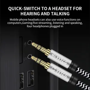 3.5mm Female to Dual Male Audio Splitter Cable 11 S26b1f93370e64c43b7c4cc47342014afr 1