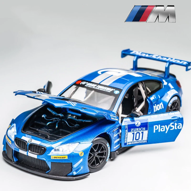 WELLY 1:24 BMW M4 GT3 Model with Sound and Light 17 WELLY 1:24 BMW M4 GT3 Model with Sound and Light - Image 17