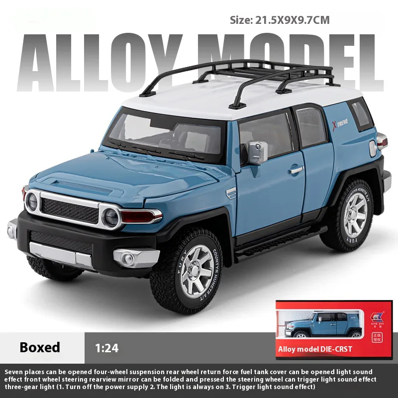 1:24 Scale Off-Road Vehicle Model with Roof Rack 7 1:24 Scale Off-Road Vehicle Model with Roof Rack - Image 7
