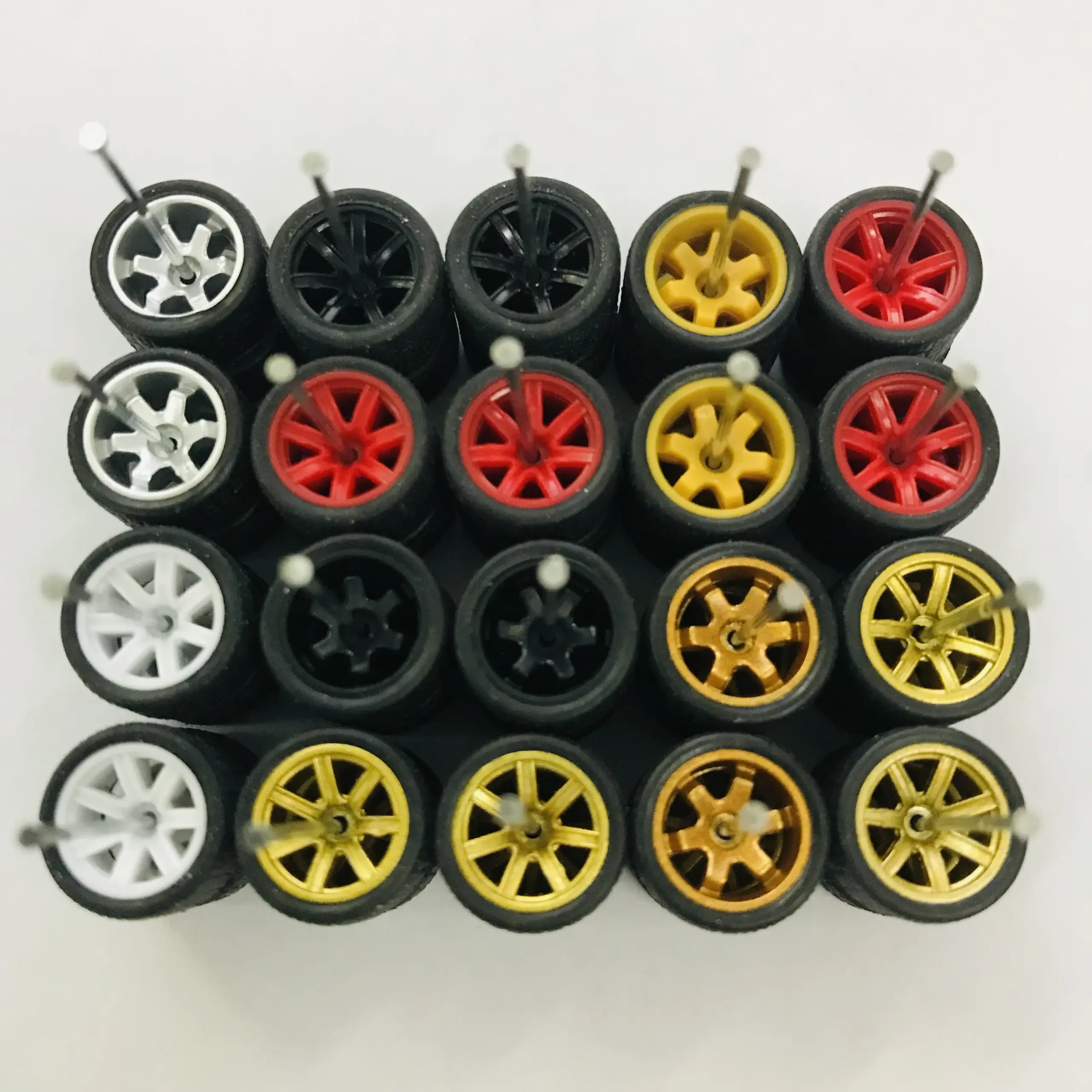 1/64 Scale Alloy Car Model Wheel Set 13 1/64 Scale Alloy Car Model Wheel Set - Image 13