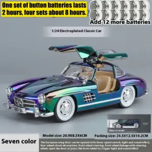 Mercedes-Benz 300SL 1:24 Diecast Model Car 30 S28a98f8c339a4f1cab1f73fabad17d30p