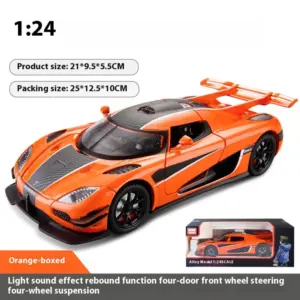 Alloy Supercar Model 1:24 Scale Decorative Piece 16 S291bd45209884f419b352bf36c081756q