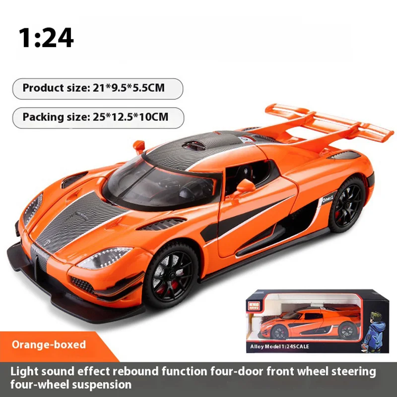 Alloy Supercar Model 1:24 Scale Decorative Piece 7 Alloy Supercar Model 1:24 Scale Decorative Piece - Image 7