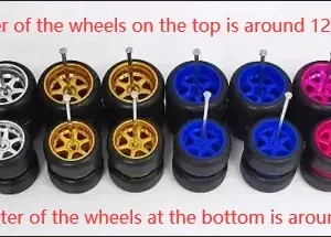 1/64 Scale Alloy Car Model Wheel Set 33 S2a55b26a68e94cfb937b4e596b552f81Z