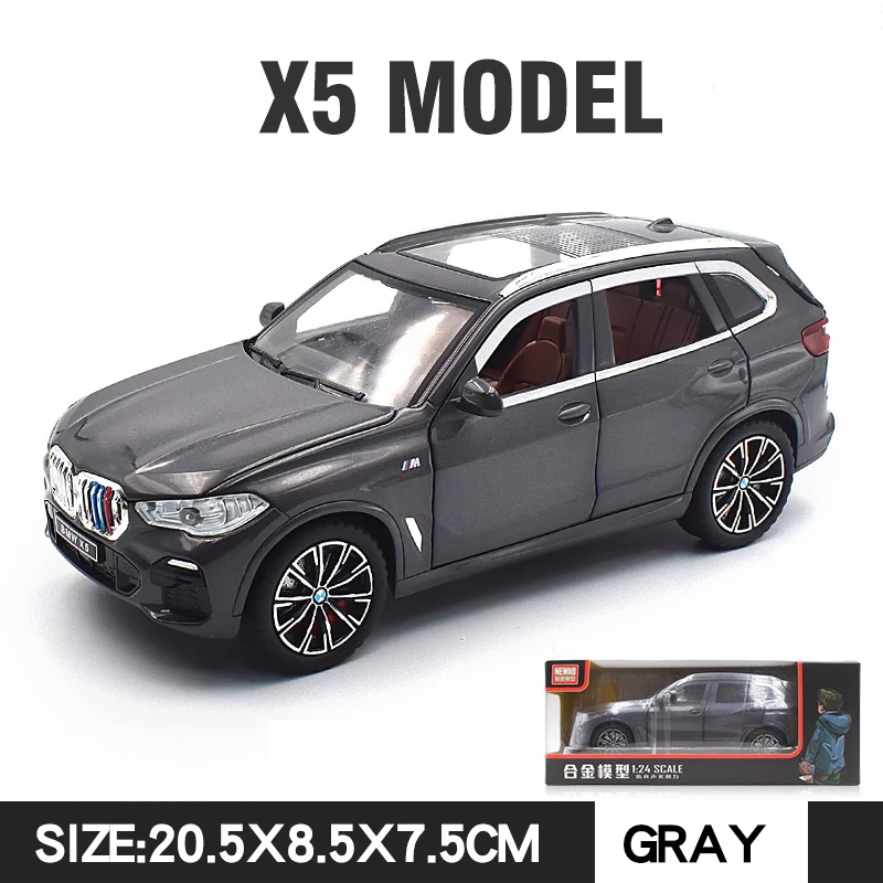 BMW X5 1:24 Scale Diecast Model Vehicle 8 BMW X5 1:24 Scale Diecast Model Vehicle - Image 8