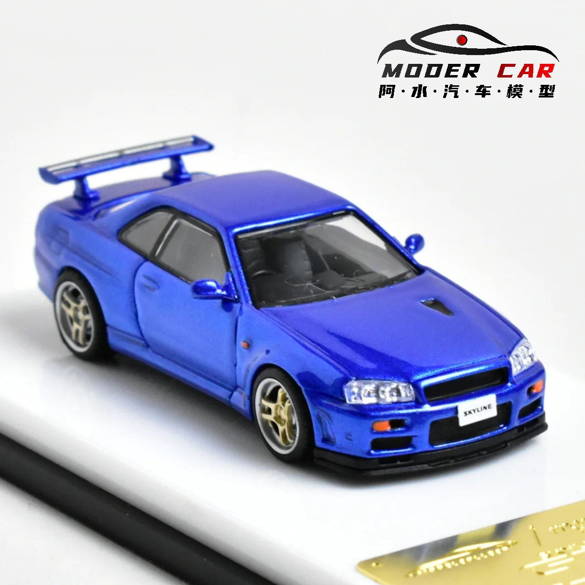 1:64 Nissan Skyline R34 V-SPEC Diecast Model 7 1:64 Nissan Skyline R34 V-SPEC Diecast Model - Image 7