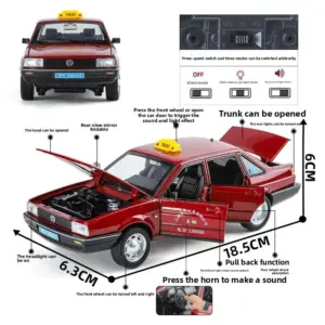 1:24 Santana Taxi Model Set - 3 Colors 10 S2d80bab0967d452b801f630beca39189y