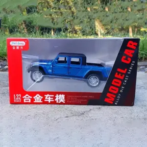 1/32 Scale Metal Jeep Pickup Truck Models Set 14 S2da169f071454f2897392d6eefd505f0U 1