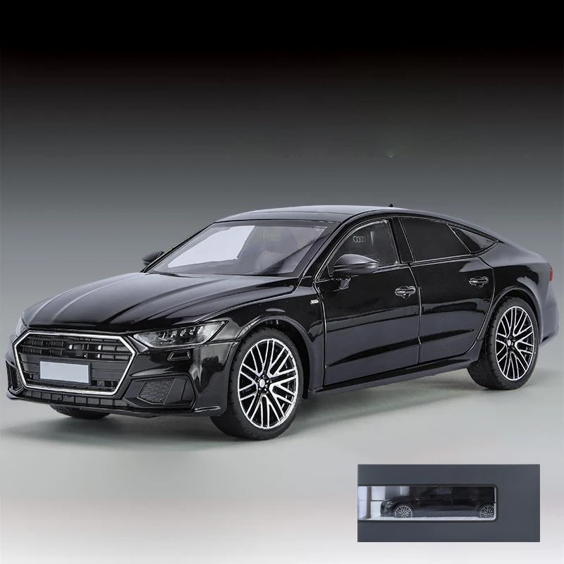 1/24 Scale Metallic Blue Alloy Model Car 17 1/24 Scale Metallic Blue Alloy Model Car - Image 17