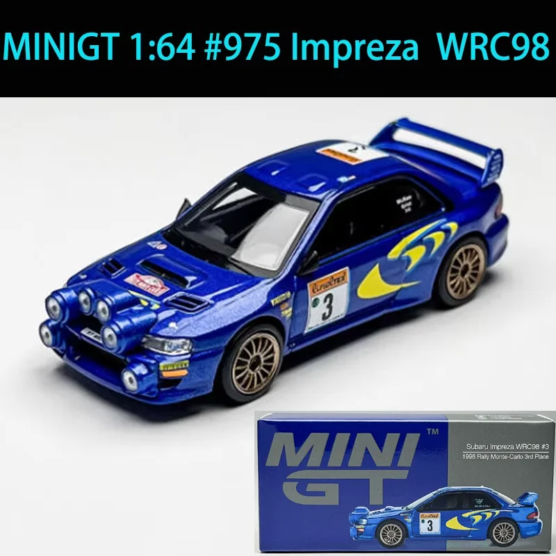 MINIGT 1:64 Scale Impreza WRC98 Model Car 7 MINIGT 1:64 Scale Impreza WRC98 Model Car - Image 7