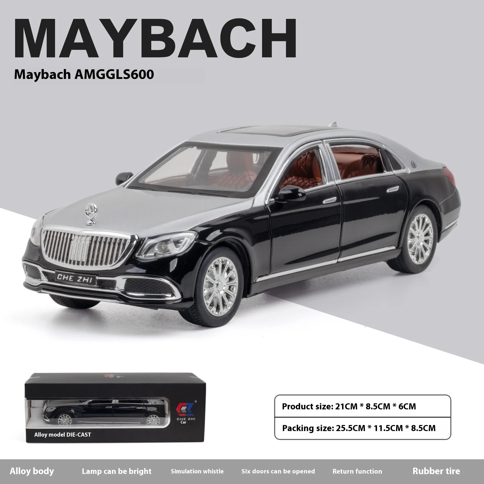 1:24 Scale Mercedes-Benz Maybach GLS600 Model 15 1:24 Scale Mercedes-Benz Maybach GLS600 Model - Image 15