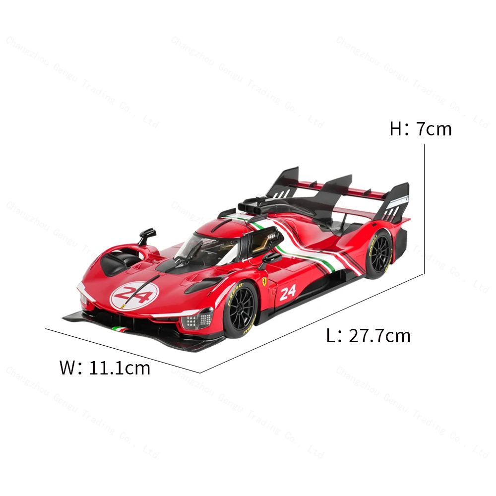 Bburago 1:18 Ferrari 499P Modificata Model Car 3 Bburago 1:18 Ferrari 499P Modificata Model Car - Image 3