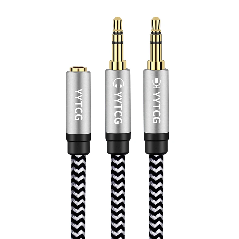 3.5mm Female to Dual Male Audio Splitter Cable 4 3.5mm Female to Dual Male Audio Splitter Cable - Image 4