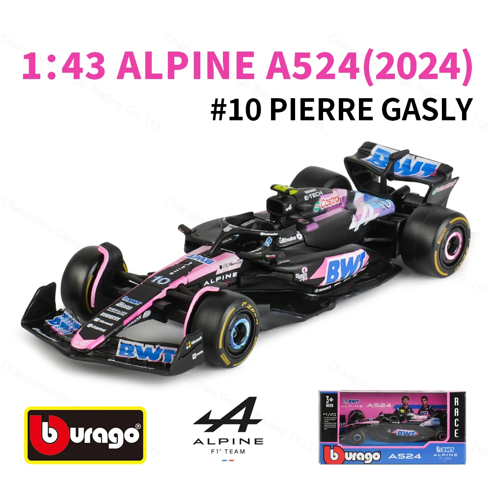 Bburago 1:43 BWT 2024 Alpine A524 Model Car 8 Bburago 1:43 BWT 2024 Alpine A524 Model Car - Image 8