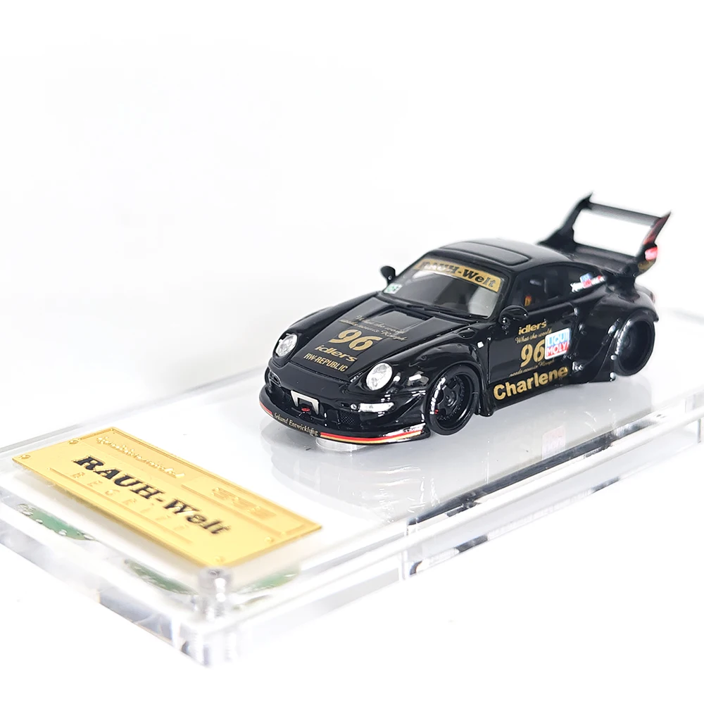 Black and Gold 1:64 Scale Diecast Car Model 2 Black and Gold 1:64 Scale Diecast Car Model - Image 2