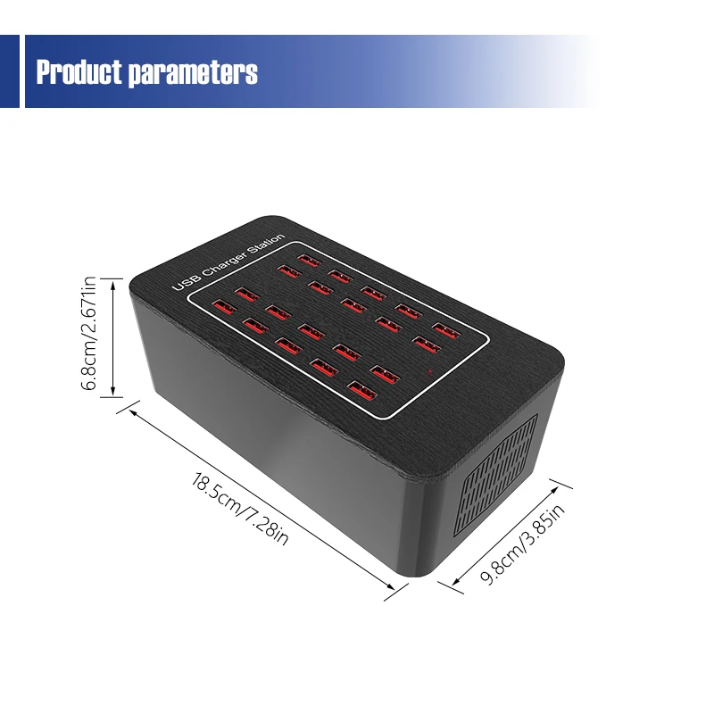 Universal 20 Ports 100W USB Charging Hub 6 Universal 20 Ports 100W USB Charging Hub - Image 6