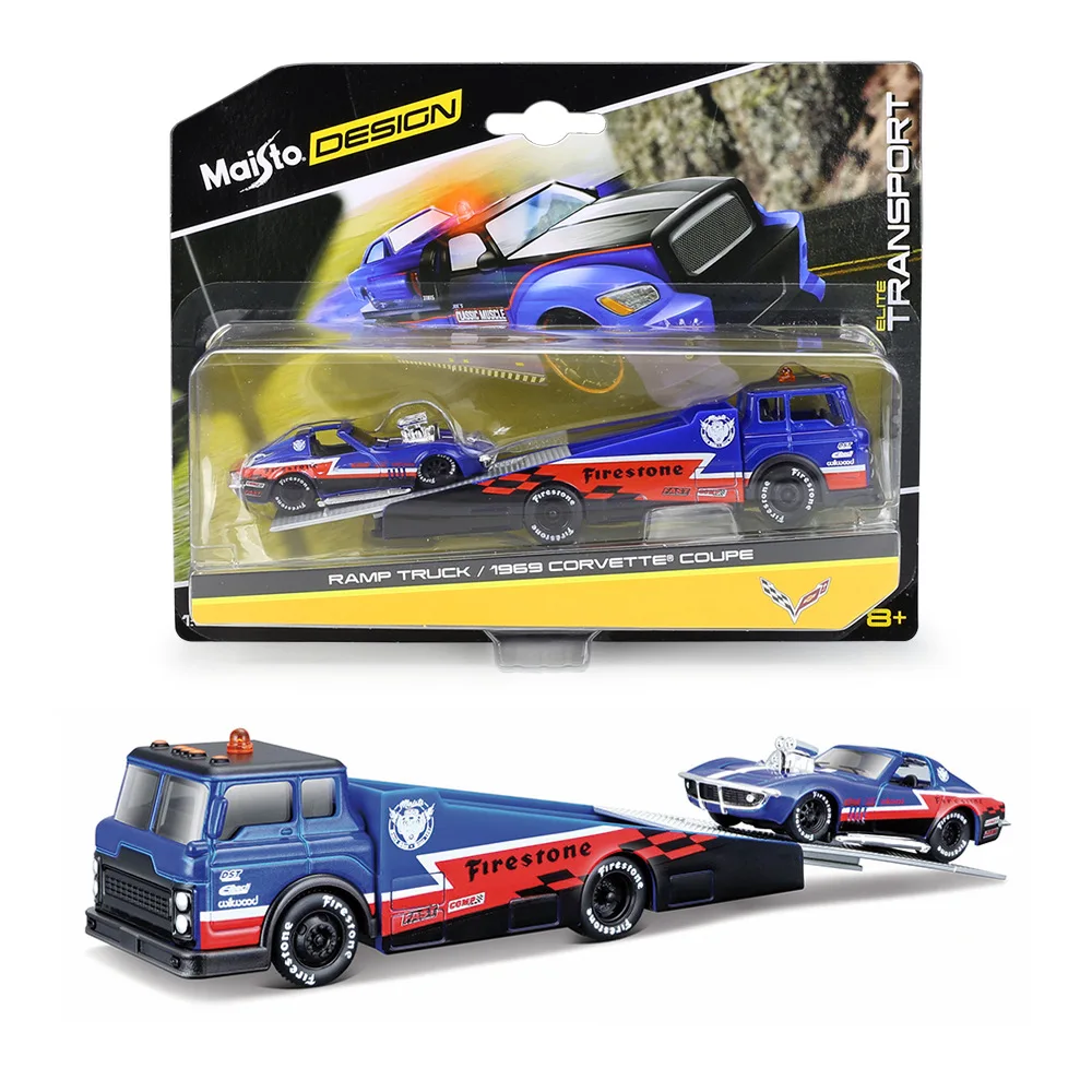 Maisto 1:64 Die-Cast Flatbed Truck and BMW M3 E30 18 Maisto 1:64 Die-Cast Flatbed Truck and BMW M3 E30 - Image 18