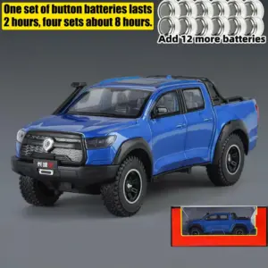 Vibrant Red Great Wall POER Pickup 1:24 Diecast Model 24 S36d6c07769f243daa3d7e663d97ad0bai