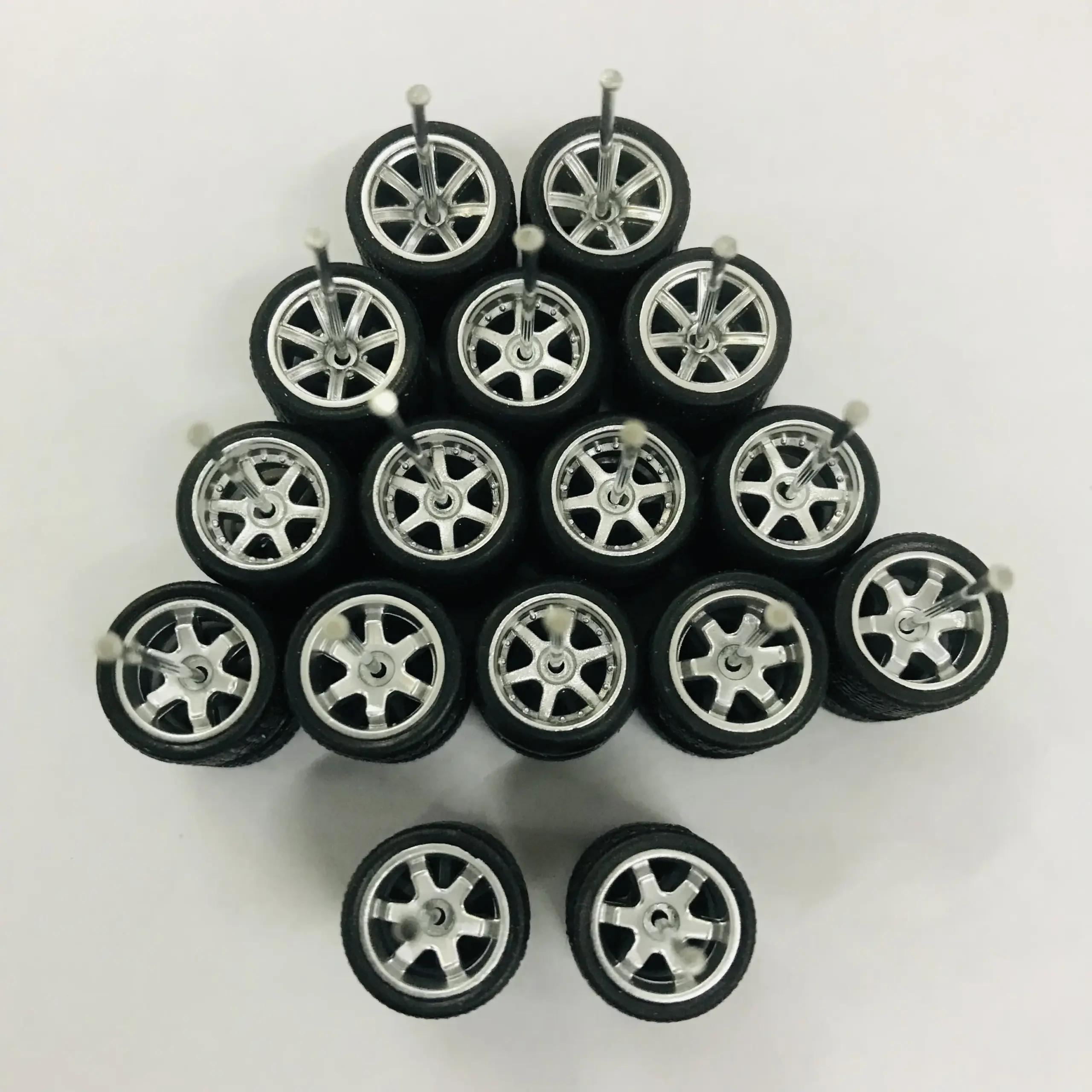 11mm Wheel Set for 1/64 Scale Models 2 11mm Wheel Set for 1/64 Scale Models - Image 2