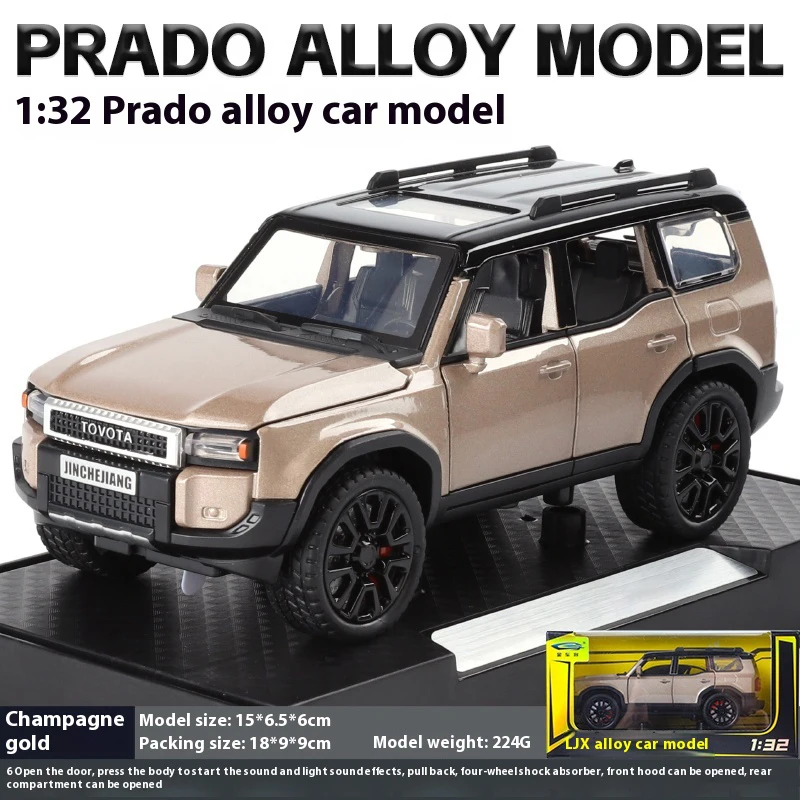 1:32 Scale Diecast Toyota Prado Land Cruiser 9 1:32 Scale Diecast Toyota Prado Land Cruiser - Image 9
