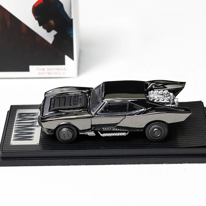 1:64 Scale Diecast Batmobile Model in Silver 2 1:64 Scale Diecast Batmobile Model in Silver - Image 2