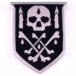 Gothic Skull Candle Shield Enamel Pin 3 cm 9 S375e39ecf3284aa894a14d07d64e5deec