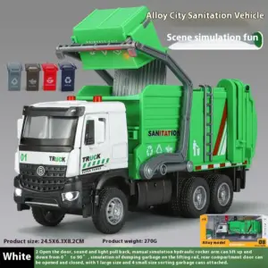 1:35 Scale Metal Urban Sanitation Vehicle Model 13 S38a243c5c8ac490384cbcae64ff1849di