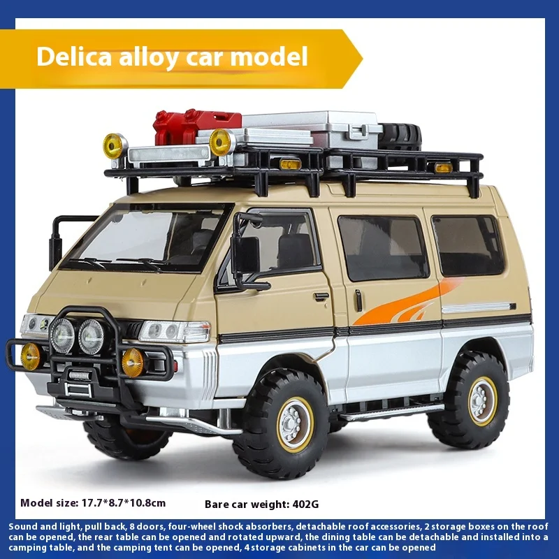 Mitsubishi Delica Off Road 1:24 Diecast Model 12 Mitsubishi Delica Off Road 1:24 Diecast Model - Image 12
