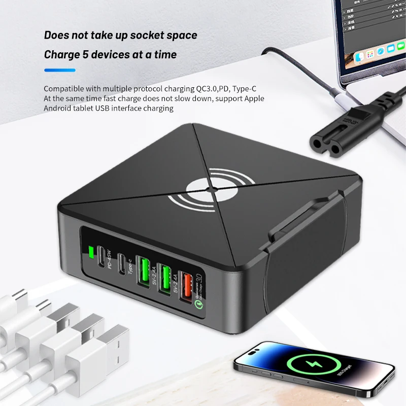 Gallium Nitride 75W Multi-Device Charger 5 Gallium Nitride 75W Multi-Device Charger - Image 5