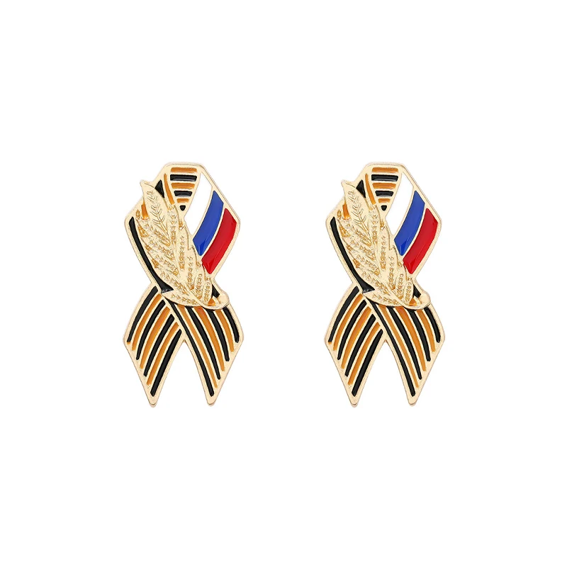Set of 2 St. George Ribbon Enamel Badges 7 Set of 2 St. George Ribbon Enamel Badges - Image 7