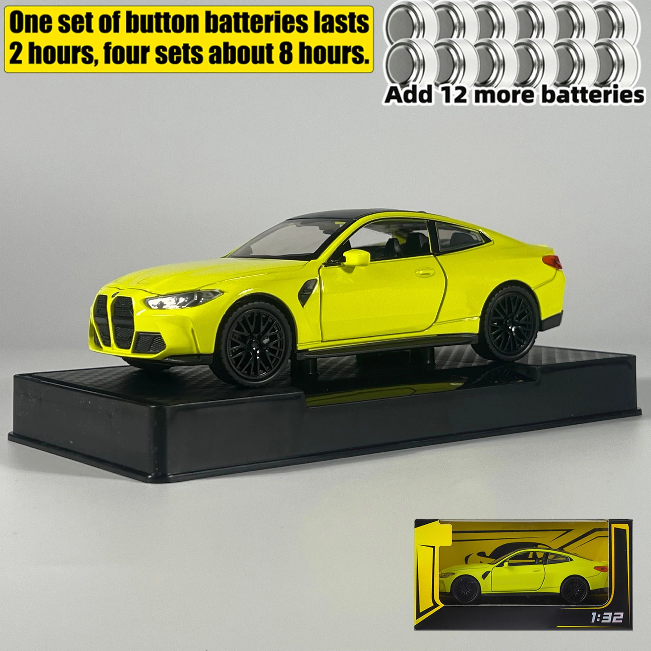 BMW M4 Coupe 1:32 Scale Diecast Model 7 BMW M4 Coupe 1:32 Scale Diecast Model - Image 7