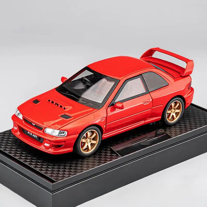 Vibrant Blue Subaru Impreza WRX STI Diecast Model 14 Vibrant Blue Subaru Impreza WRX STI Diecast Model - Image 14