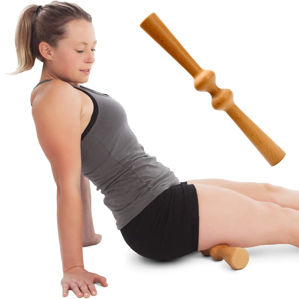 Body Back Wood Massage Roller for Pain Relief 6 Body Back Wood Massage Roller for Pain Relief - Image 6