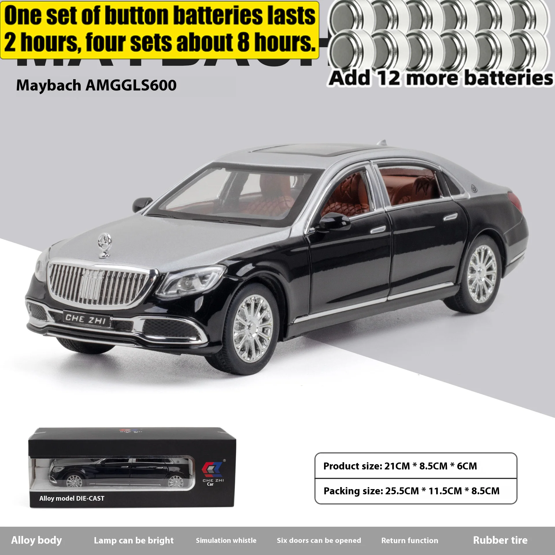 1:24 Scale Mercedes-Benz Maybach GLS600 Model 7 1:24 Scale Mercedes-Benz Maybach GLS600 Model - Image 7