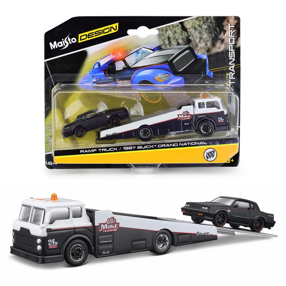 Maisto 1:64 Die-Cast Flatbed Truck and BMW M3 E30 23 Maisto 1:64 Die-Cast Flatbed Truck and BMW M3 E30 - Image 23