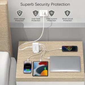 268W Multi-Port USB Charger with 8 USB-C Ports 10 S43df2a7d9e1a4f4e9f52bd9d869a7807A 1