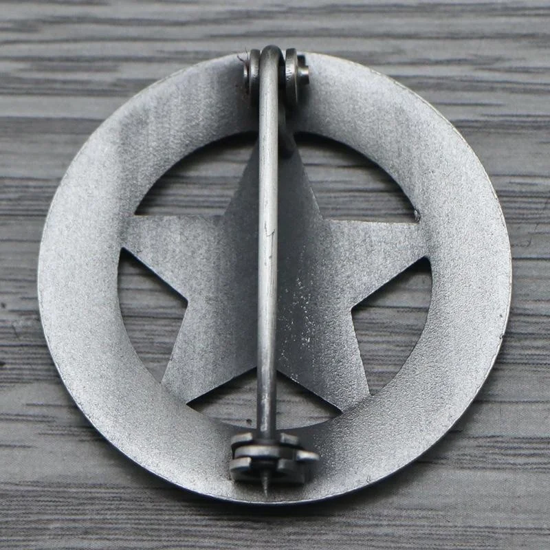 Texas Rangers Badge Pin Collectible 4.5 cm 2 Texas Rangers Badge Pin Collectible 4.5 cm - Image 2