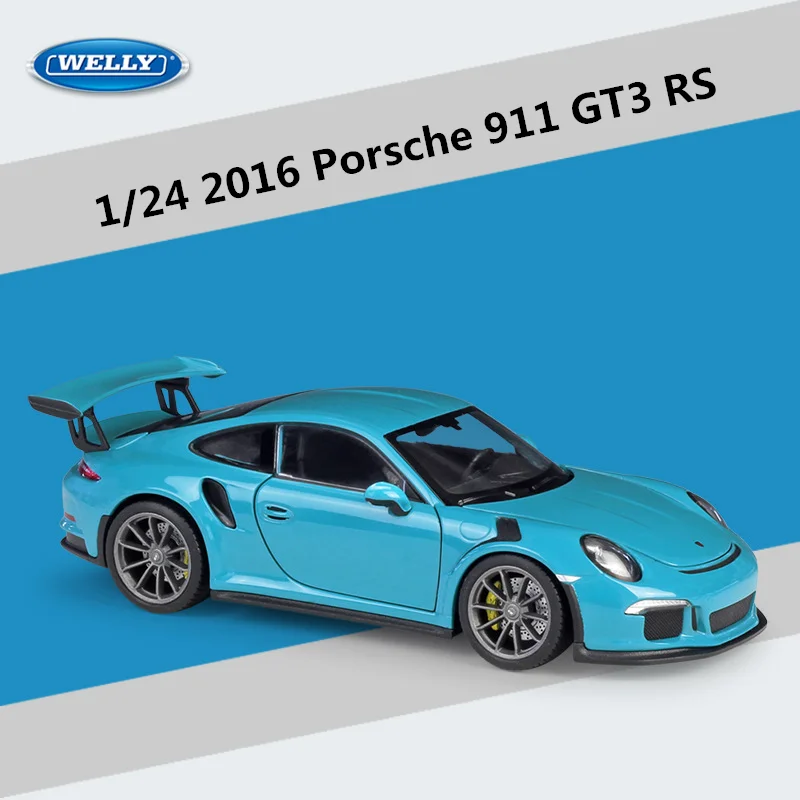 WELLY 1:24 Porsche 911 GT3 RS Diecast Model 10 WELLY 1:24 Porsche 911 GT3 RS Diecast Model - Image 10