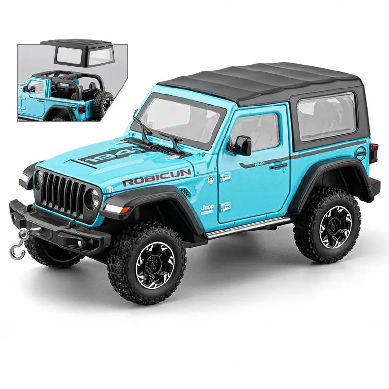 1:24 Scale Jeep Wrangler Rubicon Diecast Model 12 1:24 Scale Jeep Wrangler Rubicon Diecast Model - Image 12