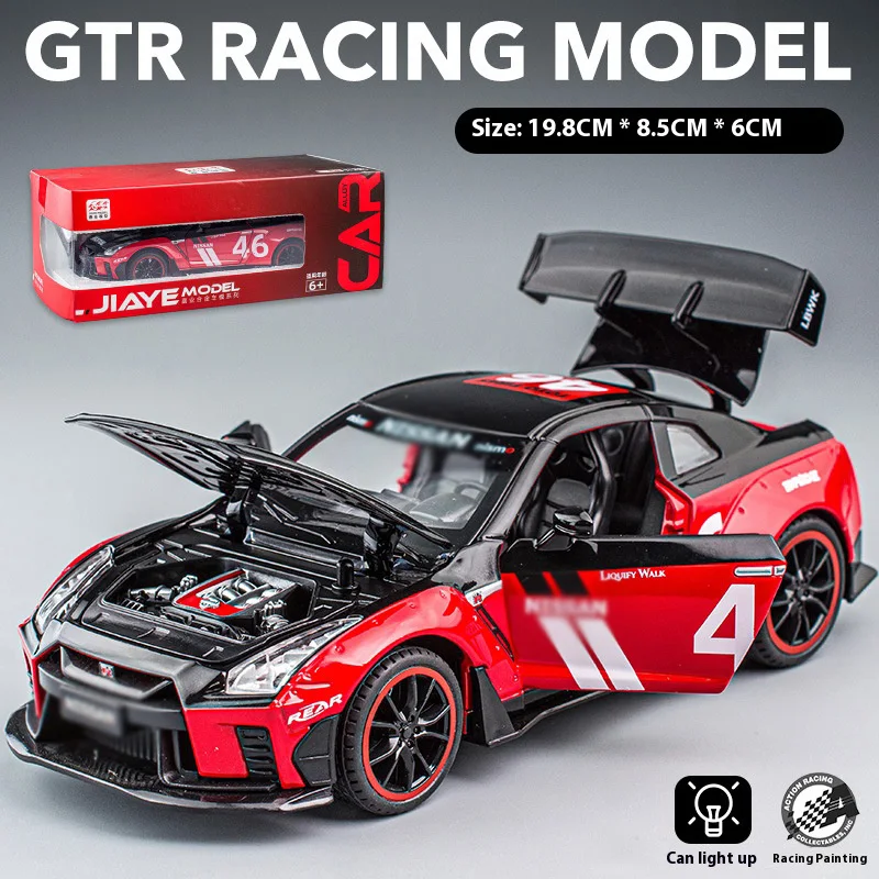 GTR Alloy Model Car Decorative Collector Piece 8 GTR Alloy Model Car Decorative Collector Piece - Image 8